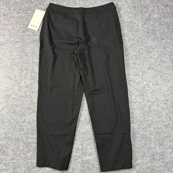 NWT lululemon Tapered-Leg Mid-Rise Pant 7/8 Length Luxtreme Black Size Medium - Picture 8 of 11